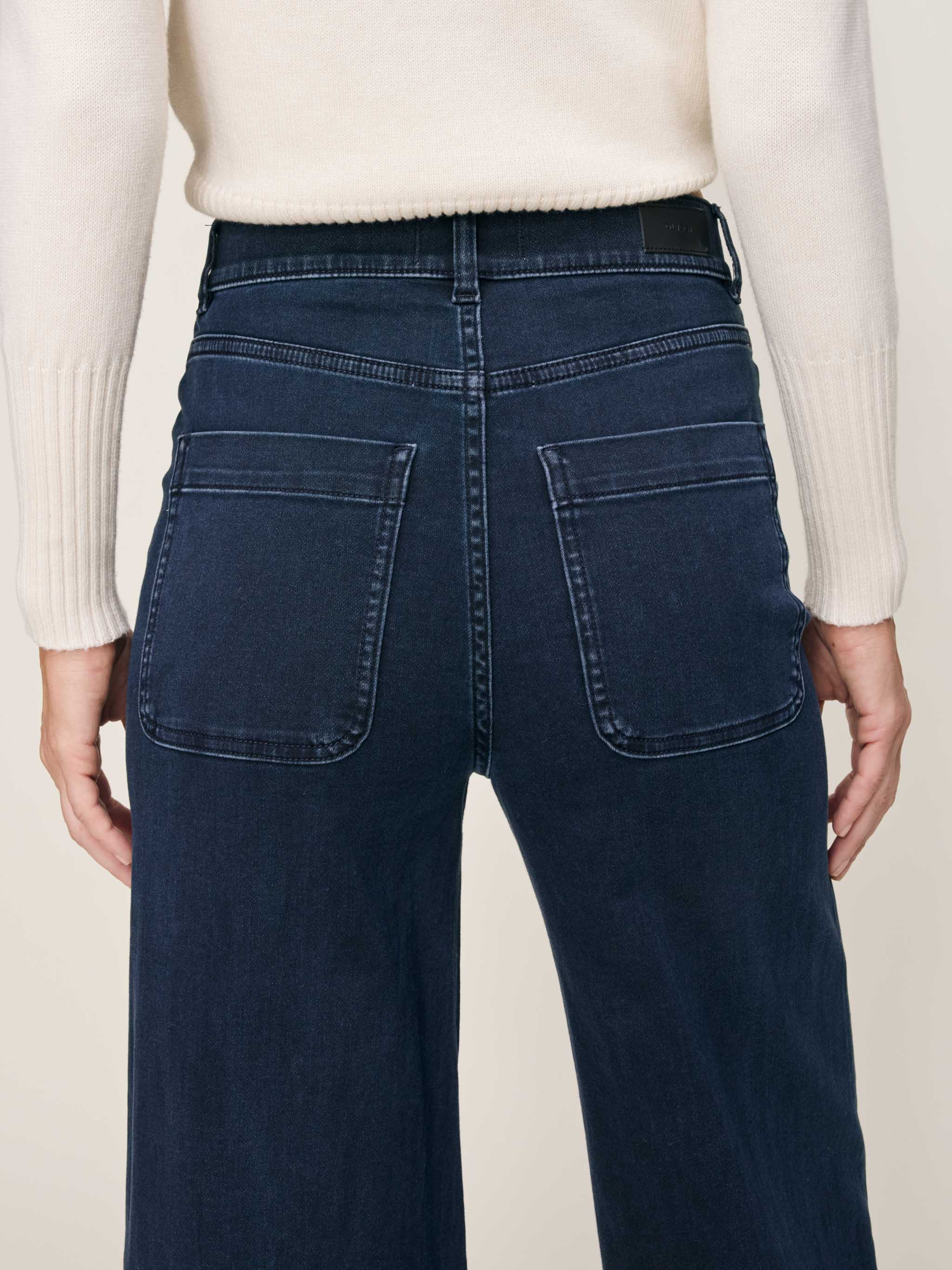 Hepburn Wide Leg High Rise 32" Jeans