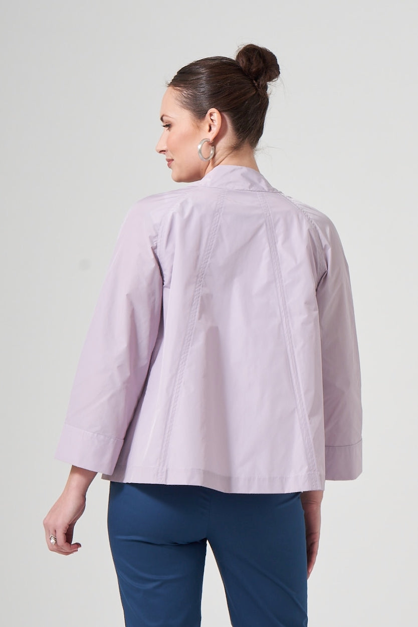 25" Stand Up ¾ Sleeve Zip Jacket