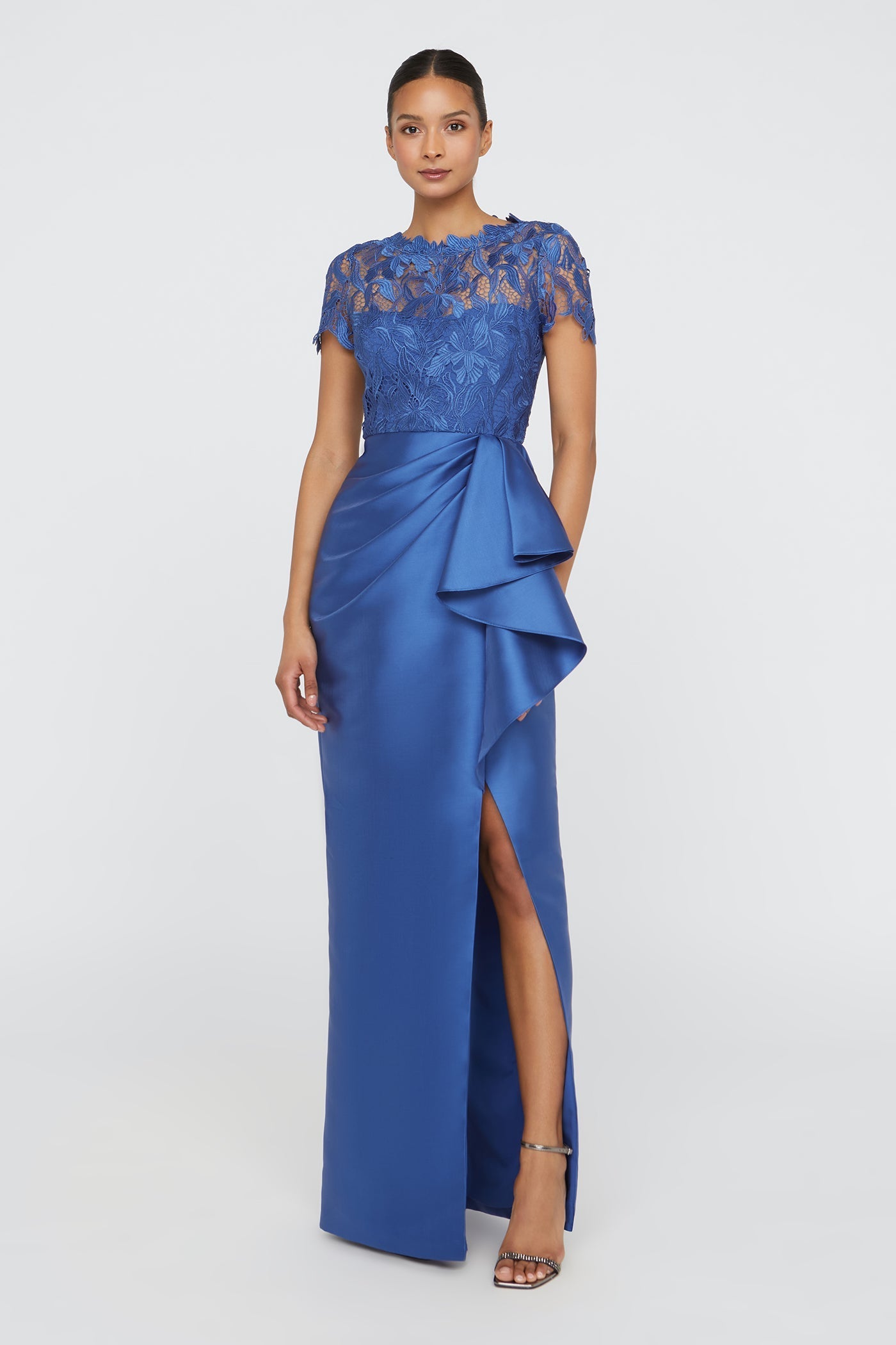 Selena Column Draped Dress