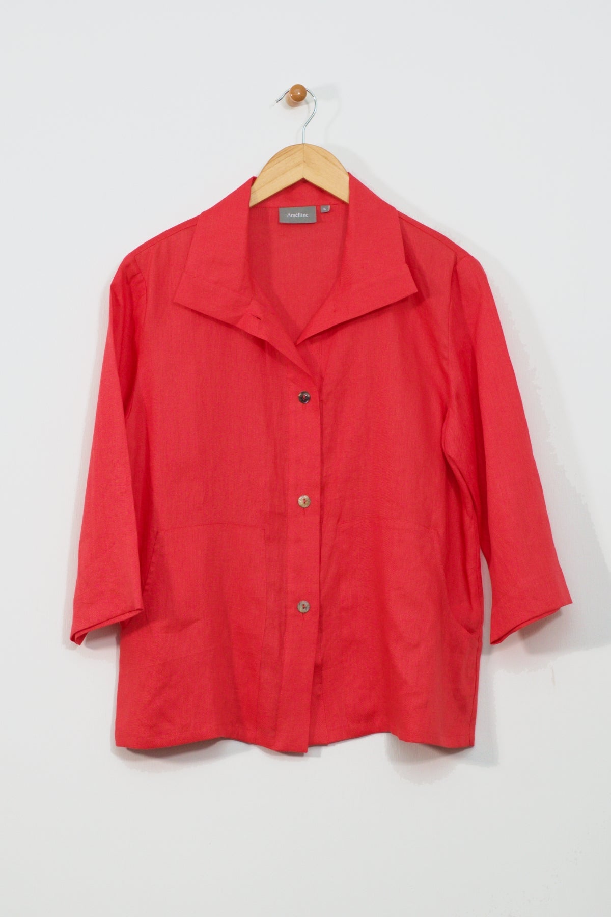 26" Button Jacket with Pockets