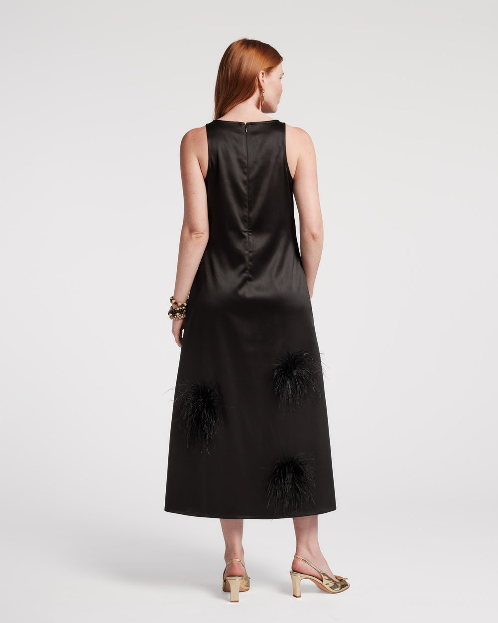 Francesca Satin Maxi Dress