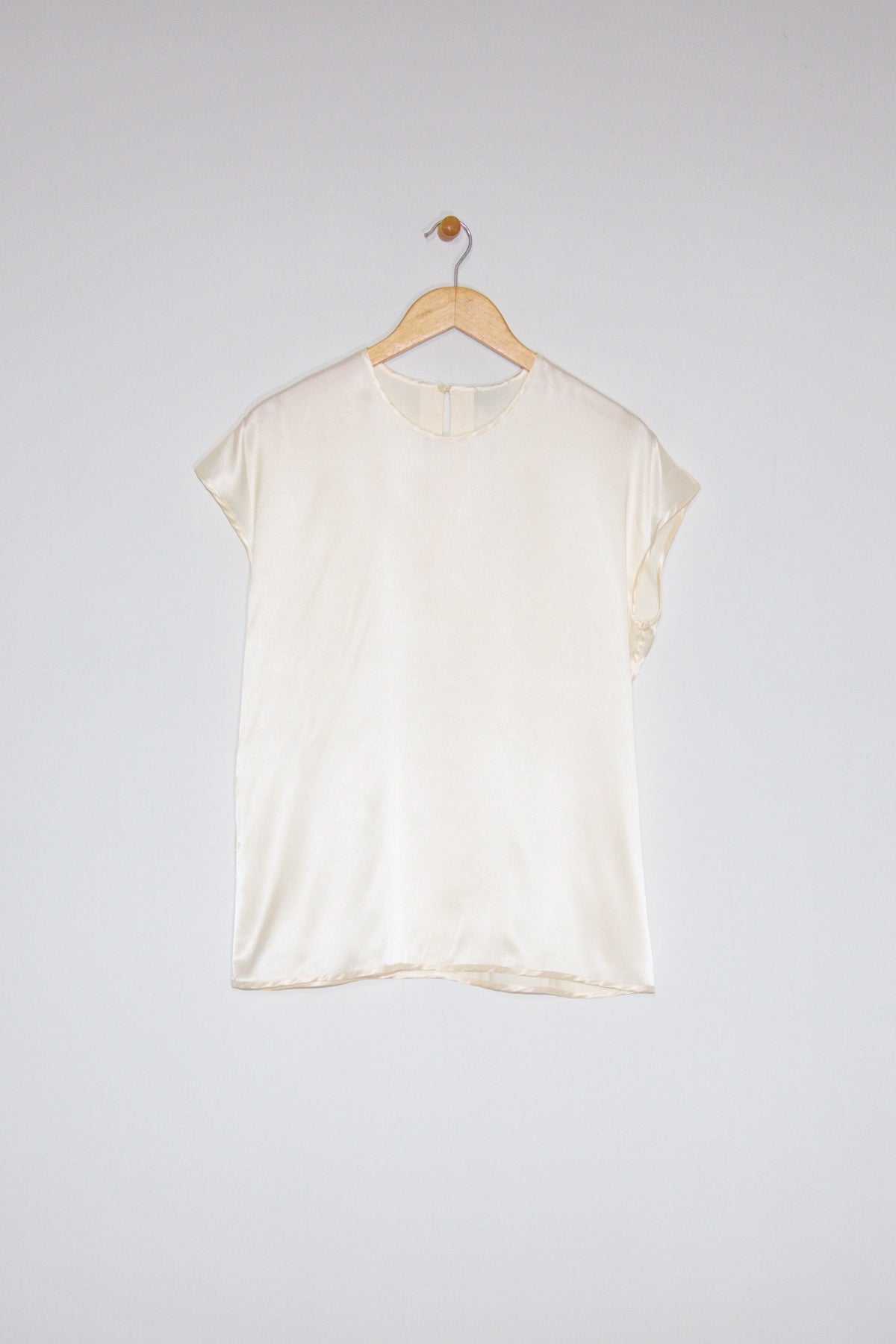 25" Reversible Satin Cap Sleeve Top