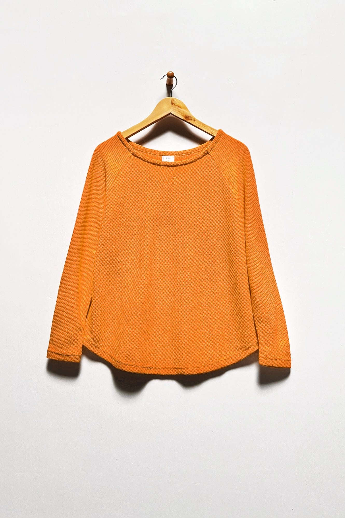 24" Cropped Waffle Sweater