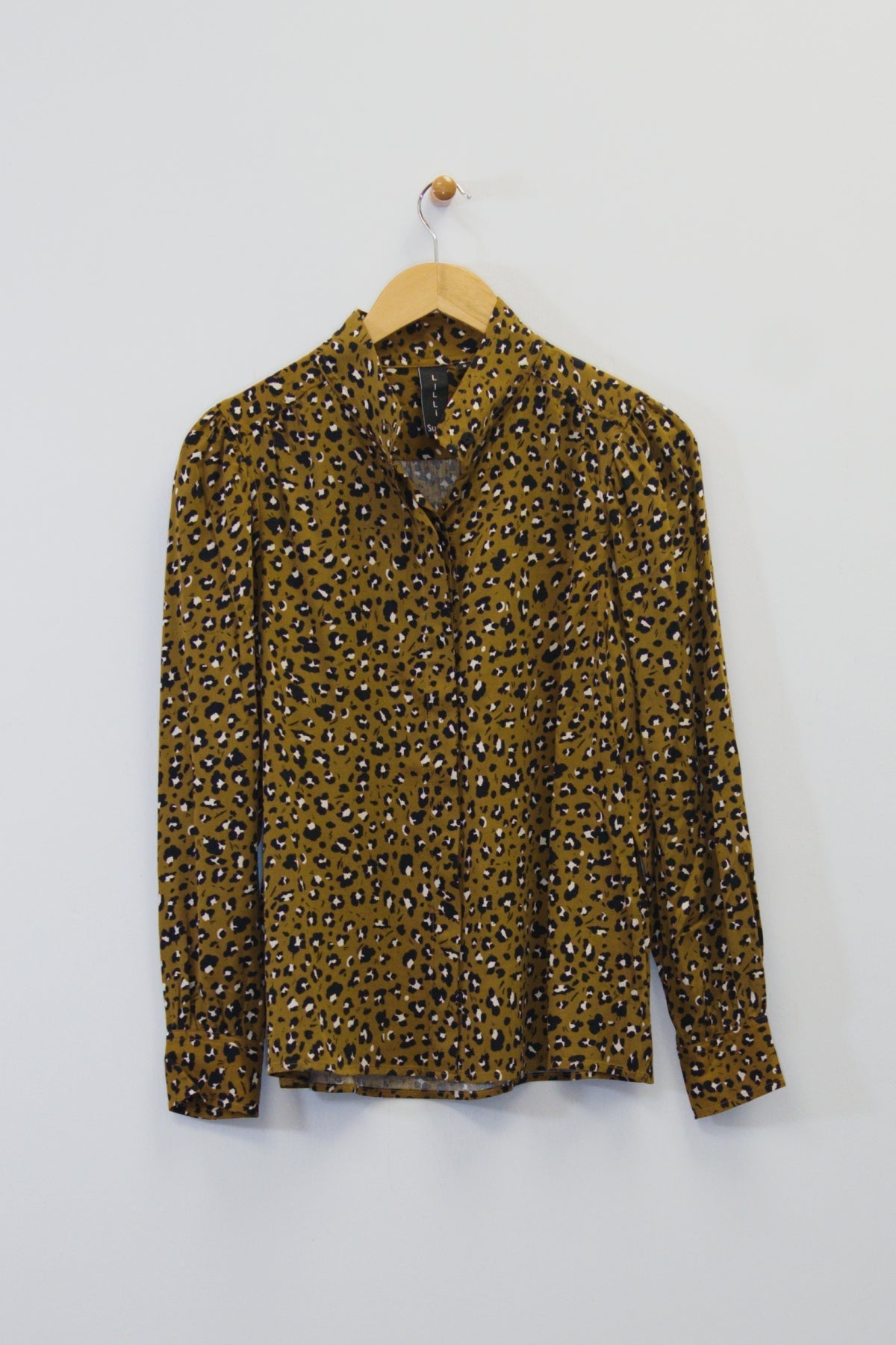 25" High Neck Button Shirt