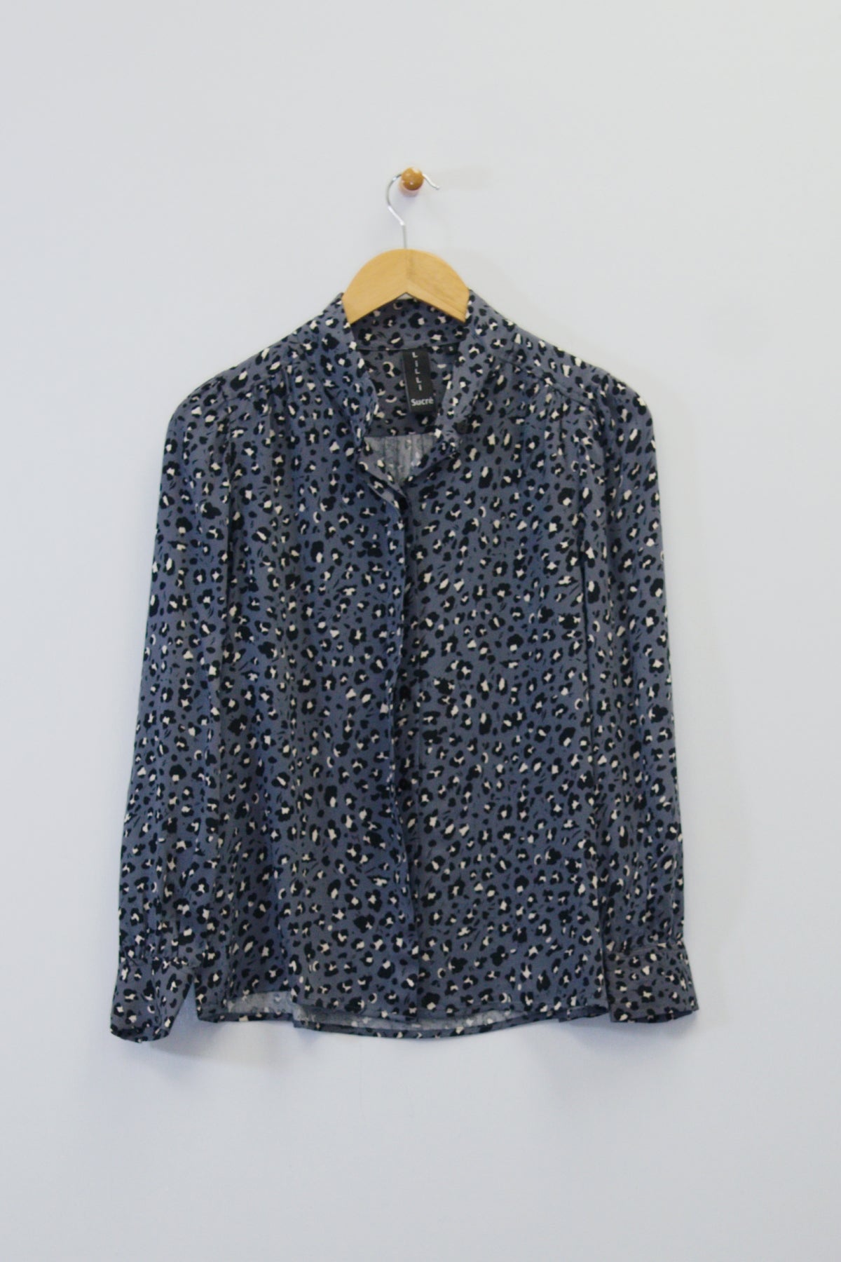 25" High Neck Button Shirt