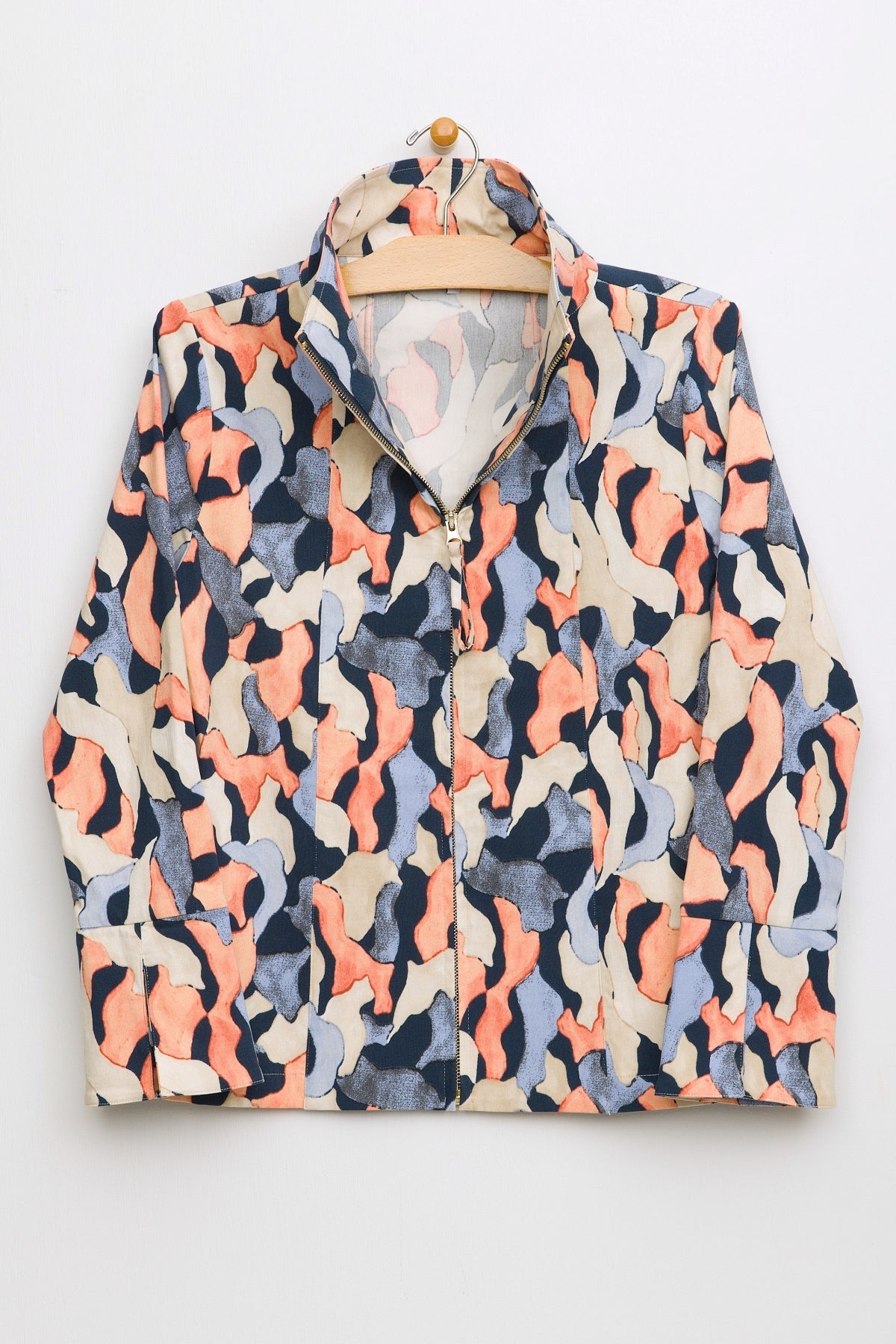 25" Print Zip Jacket