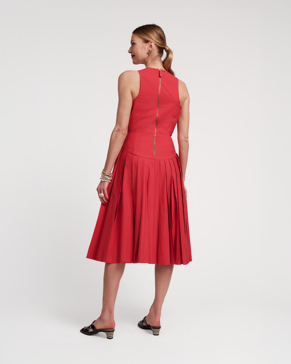 Monique Dress Poplin Cotton