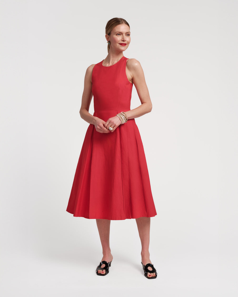 Monique Dress Poplin Cotton