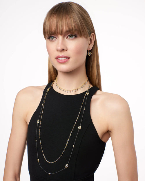 "My Daughters Keep Stealing This" Bezel Drop Necklace