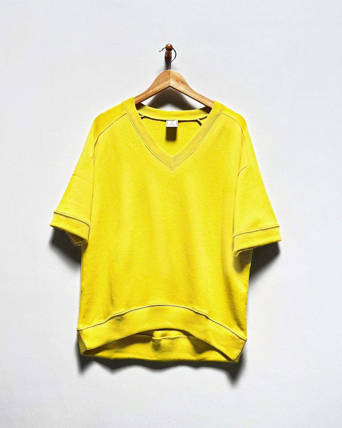 24" Short Sleeve V-Neck Sweater