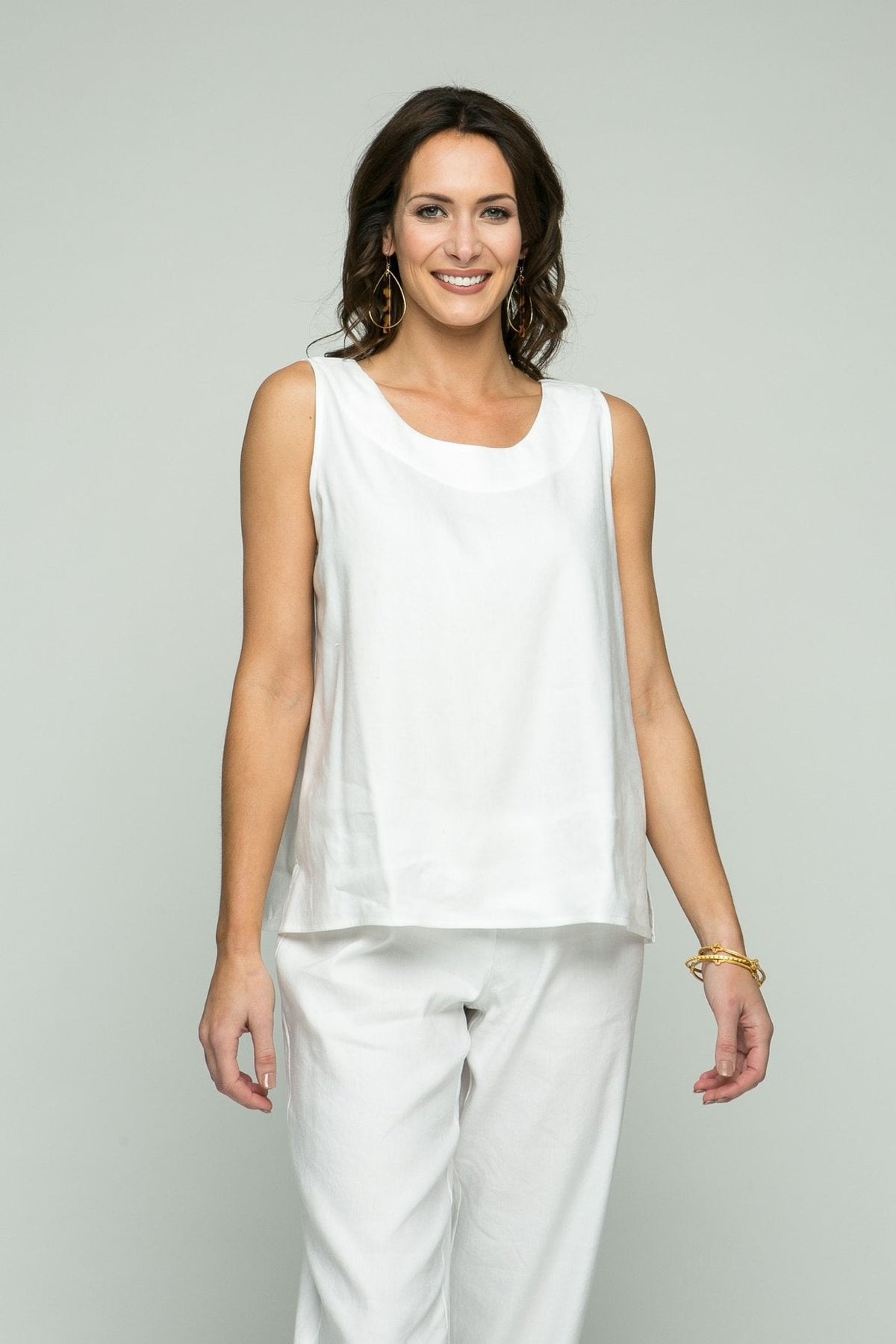 24” Classic Stretch Linen Tank