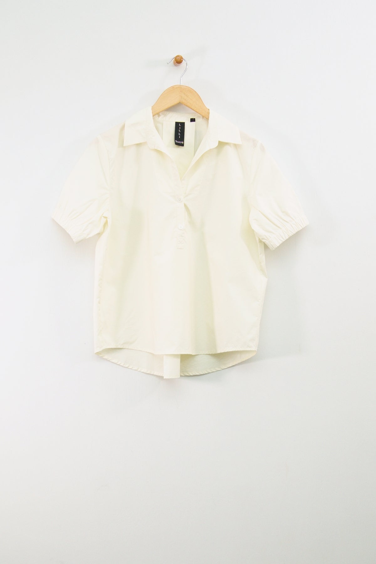 25" Short Sleeve Pullover with Elastic Cuff