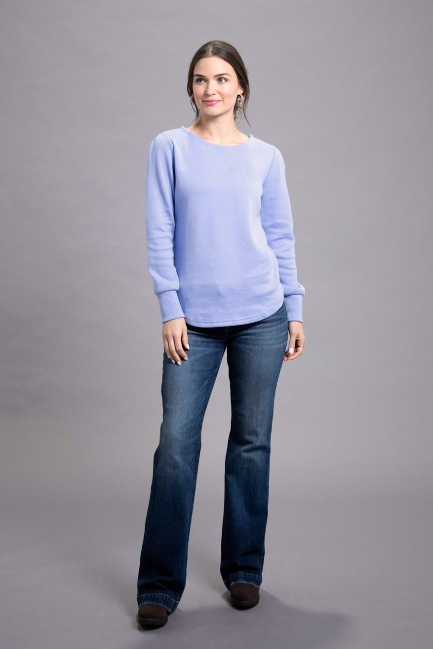 25" Ruched Shoulder Sweater